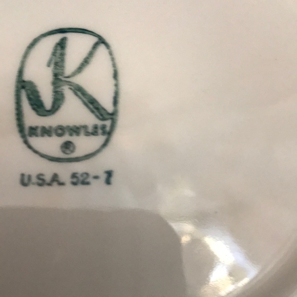 Edwin Knowles Arcadia Saucers - Picture 5 of 6